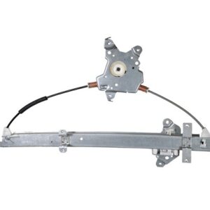 Máquina do Vidro Elétrica da Porta Dianteira - Sem Motor - Fixação Original - Esquerda - Nissan Frontier GI 98 a 07 Máquina do Vidro Elétrica da Porta Dianteira - Sem Motor - Fixação Original - Esquerda