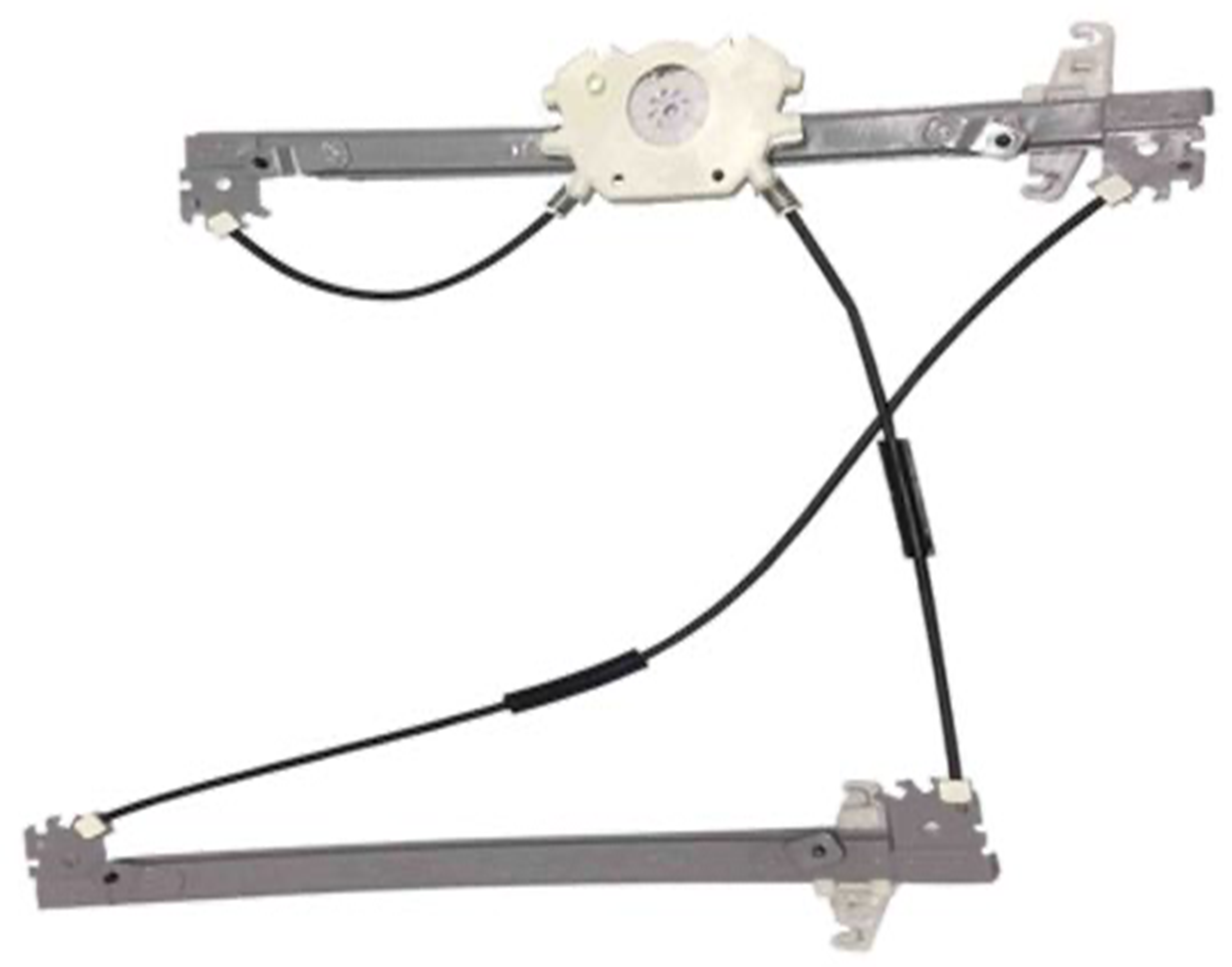 Máq. do vidro Elétrica da pta. diant. - esq. S/motor Fix. Mabuchi - Peugeot 206 08 à 09 - 207 08 à 14 Máquina do vidro elétrica da Porta dianteira - Esquerdo - Sem Motor - Fix. Mabuchi